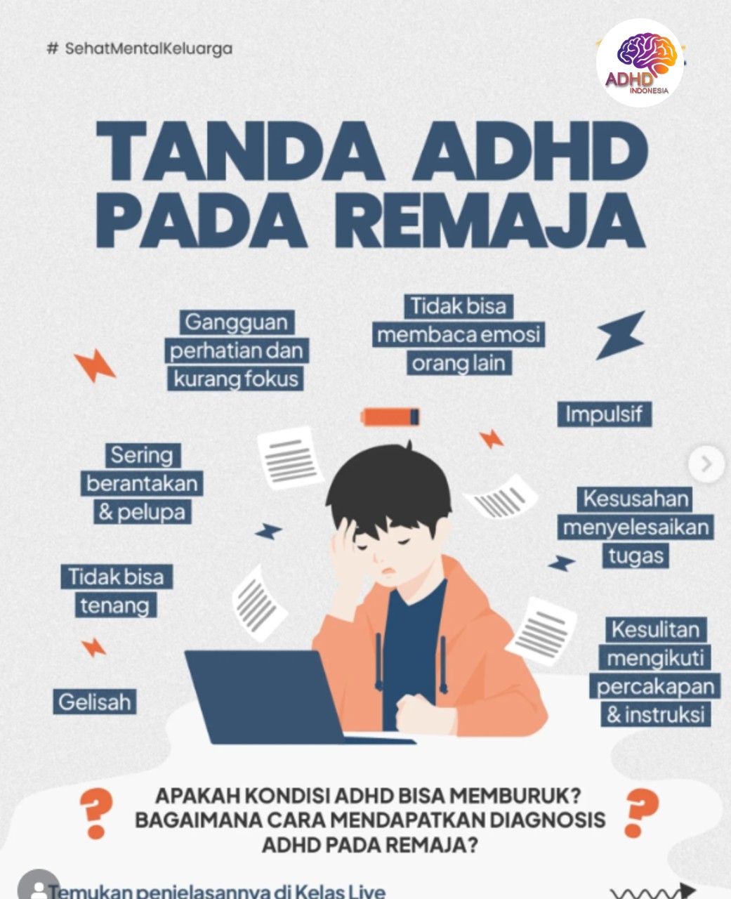 Screening ADHD Non-Diagnostik: Edukasi Awal bagi Orang Tua di Kabupaten Padang Pariaman